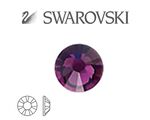 Swarovski rhinestone Amethyst SS3