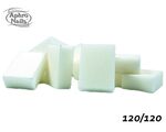 Aphro Nails nail buffer block mini white 120 (10ct)
