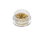 Nail glitter stripe gold