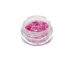Nail glitter stripe pink