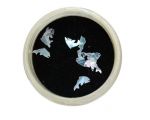 Nail art shell leaf Dolphin