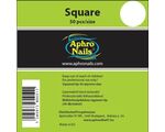 Aphro Nails Square tip refill (50pcs/size)