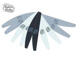 Aphro Nails nail file halfmoon 10 pcs package