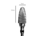 Aphro Nails Pro-line carbide artificial nail drill bit bowl-shaped