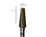 Aphro Nails Pro-line carbide artificial nail drill bit conical
