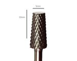 Aphro Nails Pro-line carbide artificial nail drill bit rounded cylinder