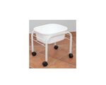 Foot soaking trolley with roller