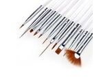 Nail decoration brush set 15 pcs