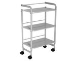 Nerina trolley 3 wooden shelves