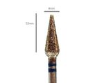 Pedi Planet diamond bit drop-shaped (medium grit)