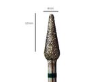 Pedi Planet diamond bit drop-shaped (coarse grit)