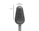 Pedi Planet diamond bit large mace-shaped (medium grit)
