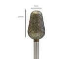 Pedi Planet diamond bit medium mace-shaped (medium grit)