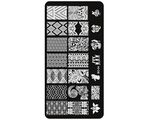Aphro Nails nail stamping Retro Carpet BC04