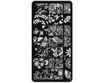 Aphro Nails nail stamping plate Magical Garden BC16
