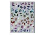 Aphro Nails nail sticker Leaf mania Colorful CJ010SZ