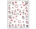 Aphro Nails nail sticker Santa Red CJ019P