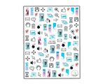 Aphro Nails nail sticker Social Life CA743