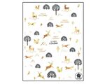 Aphro Nails nail sticker Winter Forest Gold CJ021A
