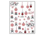 Aphro Nails nail sticker Xmas Ball Red CJ022P