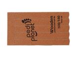 Aphro Nails disposable wooden nail file brown 100/180 (6ct)