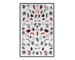 Nail Sticker Artistic Leaves F746