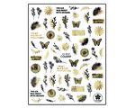 Nail sticker Beautiful Flowers CJ012