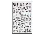 Nail Sticker Butterfly F749
