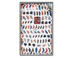 Nail Sticker Colorful leaves F735