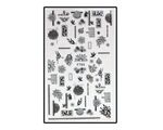 Nail Sticker Flowers F750