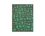 Nail Sticker Glow Halloween CY010