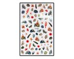 Nail Sticker Green Garden F758