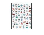 Nail Sticker North Pole CA717