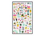 Nail Sticker Pink Flamingo F761