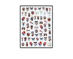 Nail Sticker Skull CA725