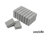 Pedi Planet MINI buffer sheet cube GRAY 100/180 10pcs / pack