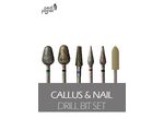 Pedi Planet Callus & Nail drill bit set 6pcs