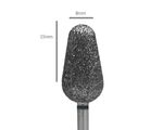Pedi Planet diamond drill bit large mace shaped (extra coarse)