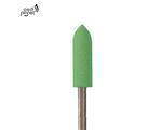 Pedi Planet narrow rubber nail polishing head green/medium