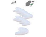 Pedi Planet silicone relief toe separator PACKAGE 5x(2pcs)