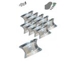 Pedi Planet silicone relief toe spreader PACKAGE 5x(2pcs)