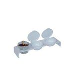 Plastic acrylic powder holder