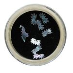 Nail art shell leaf Hedgehog