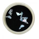 Nail art shell leaf Dolphin