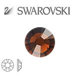 Swarovski rhinestone Smoked Topaz SS5