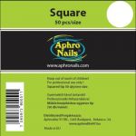 Aphro Nails Square tip refill (50pcs/size)