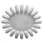 Nail polish color wheel white