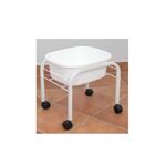 Foot soaking trolley with roller