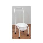 Foot soaking trolley with towel holder