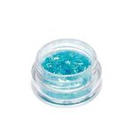 Nail glitter stripe turquoise
